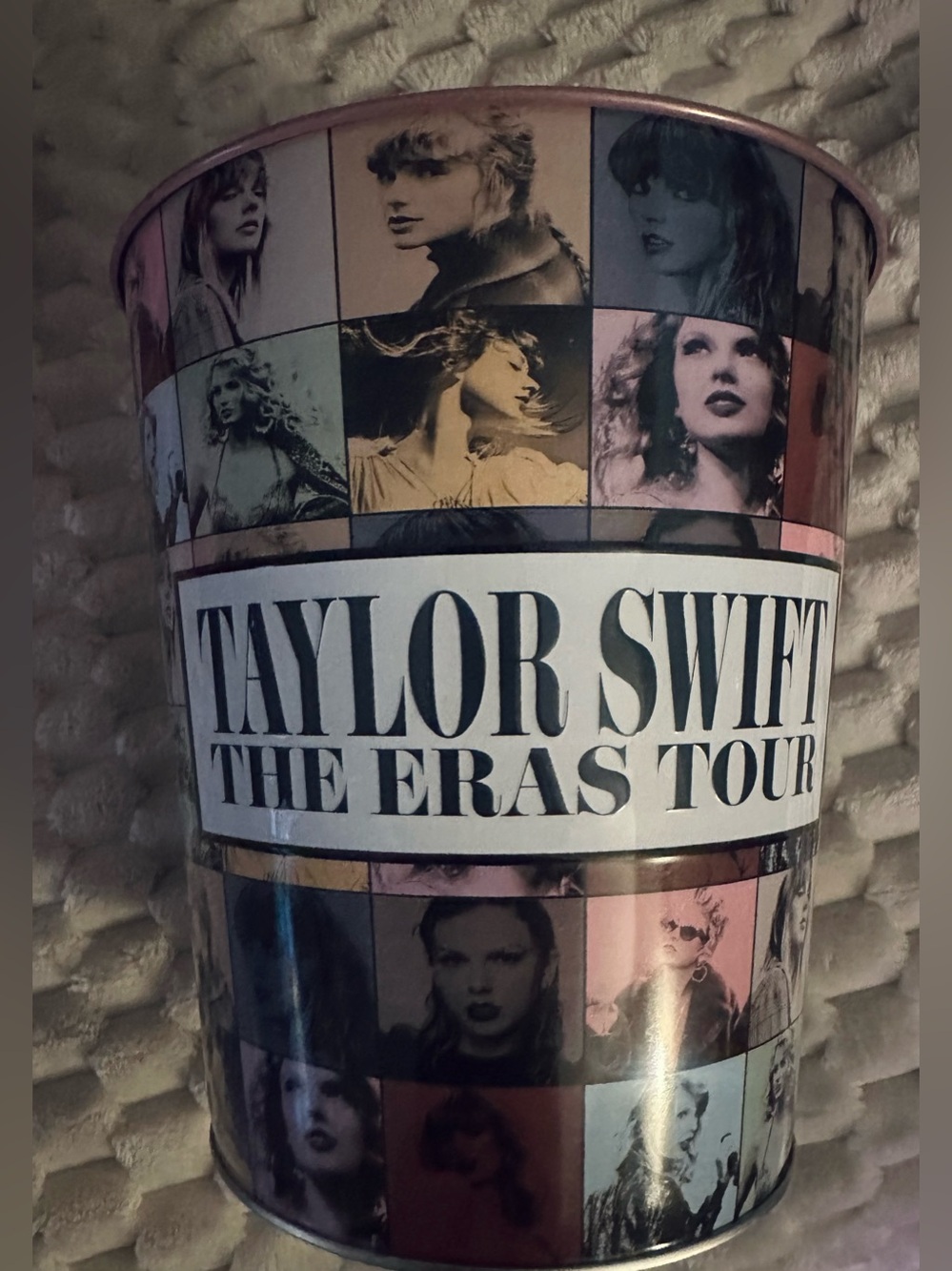 Taylor Swift Metallic Black Collectible Can Bottom